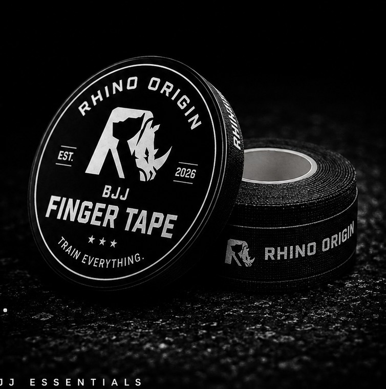 RHINO ORIGIN BJJ finger tape and aluminum can packaging